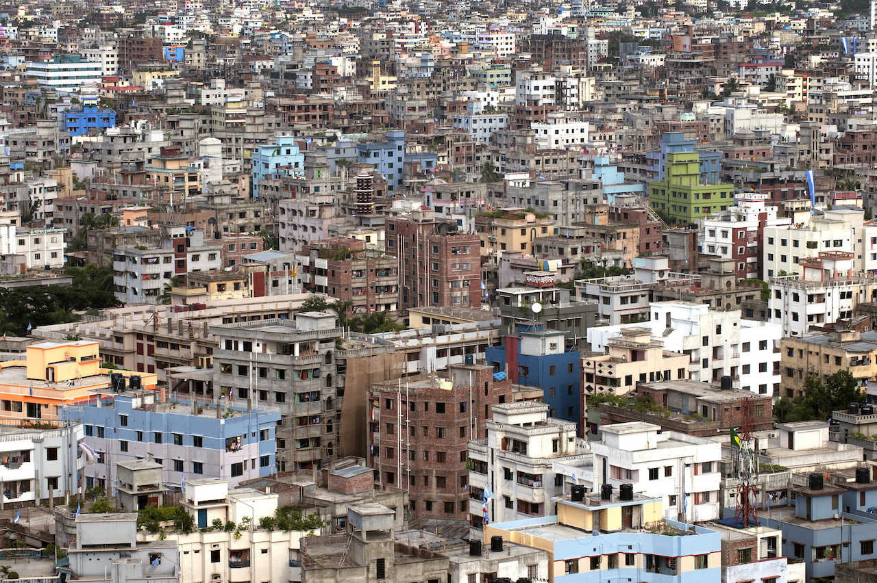 View of Dhaka, Bangladesh.