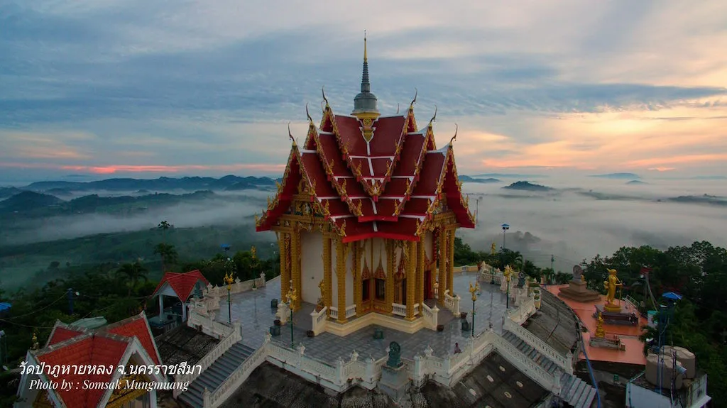 Wat Pa Phu Hai Long in Pak Chong, Nakhon ratchasima (Korat)