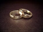14-carat gold wedding rings