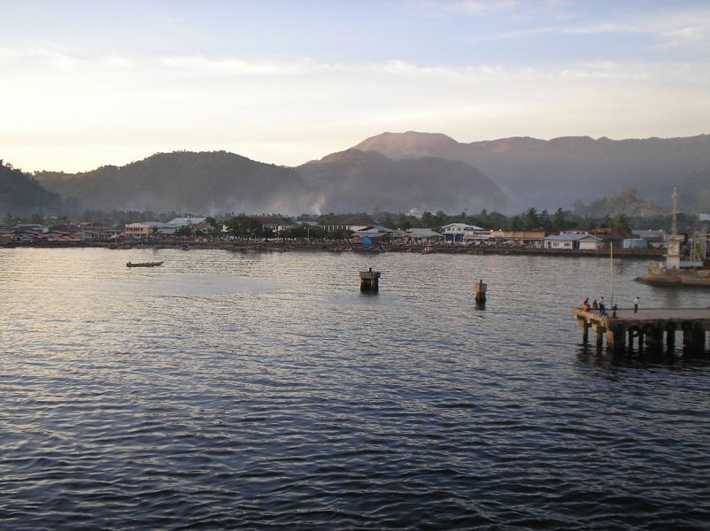 Yapen Island in Papua, Indonesia