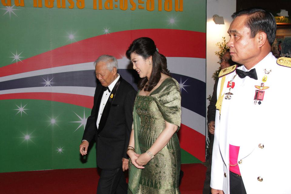 Yingluck Shinawatra and General Prayut Chan-ocha