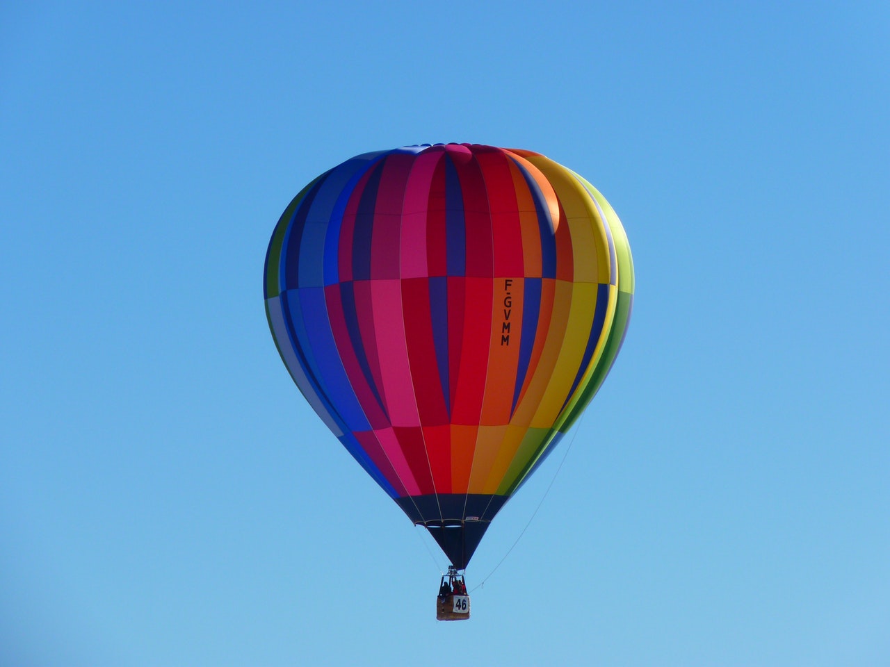 Colorful Hot Hair Balloon