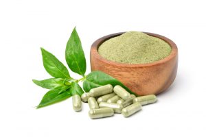 Encapsulated green chiretta powder