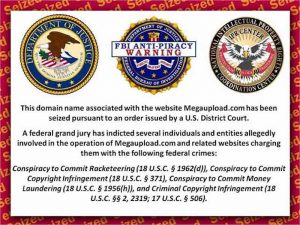 Megaupload FBI banner