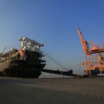 Vessel at Laem Chabang port in Chonburi.