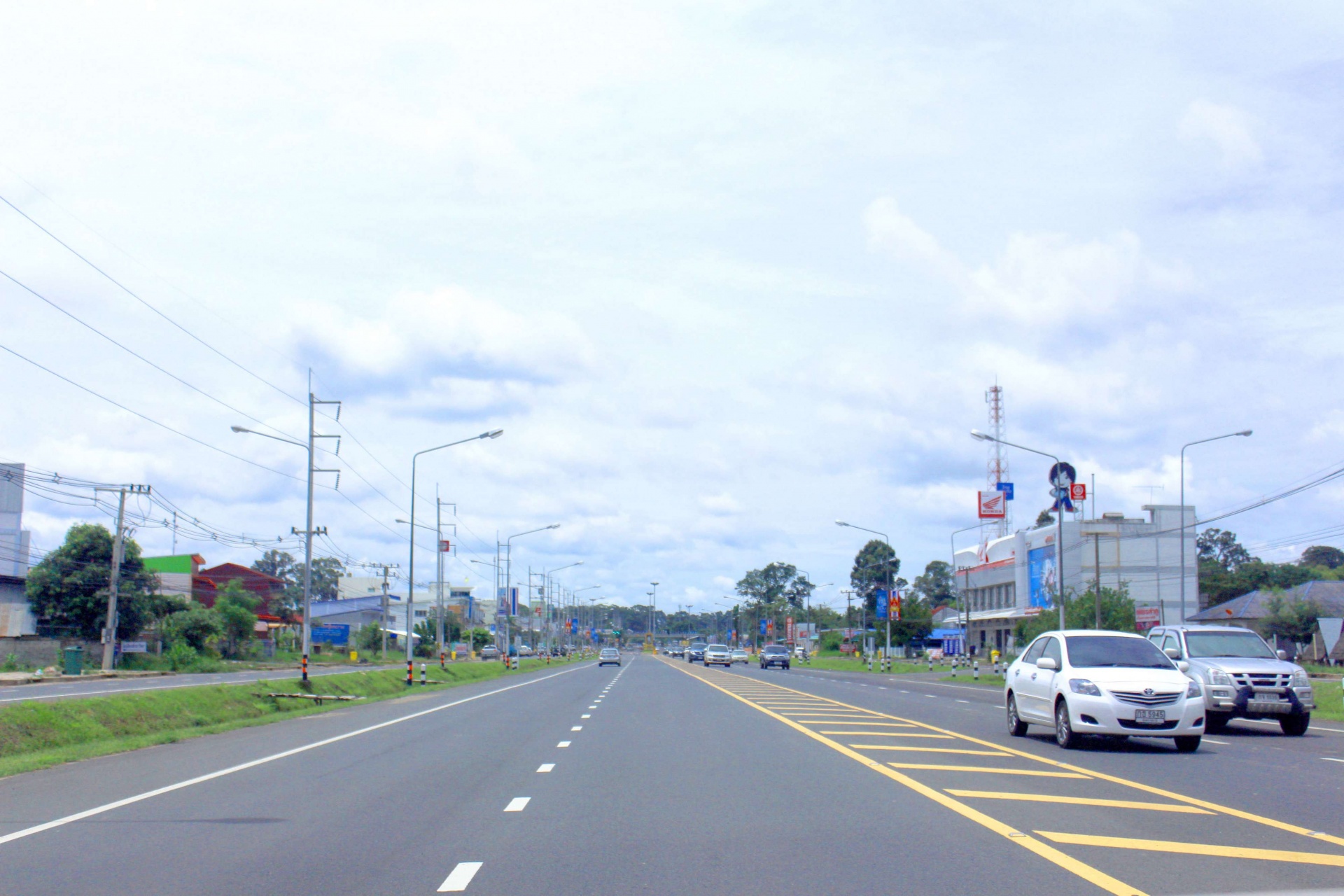 A road in Thailand.