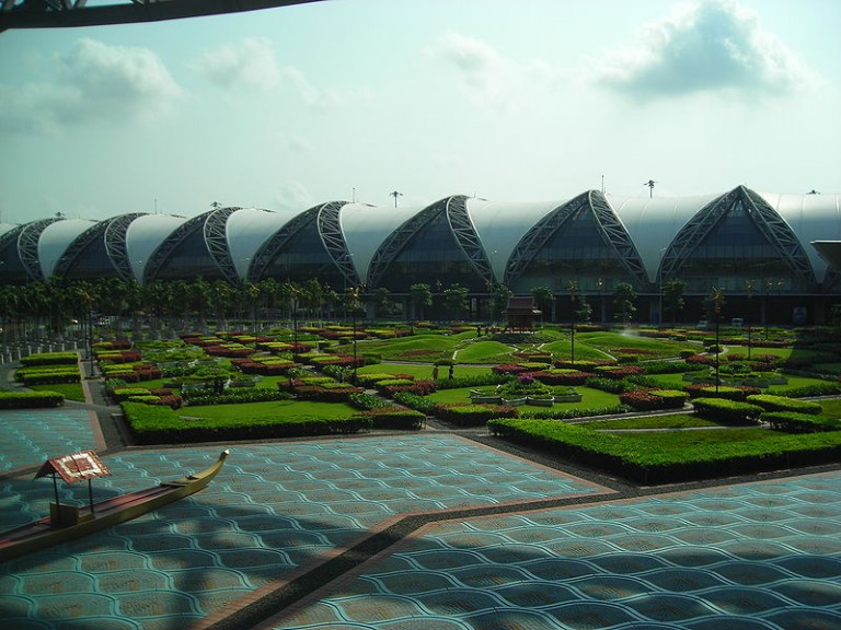 Garden at Suvarnabhumi International Airport, Bangkok